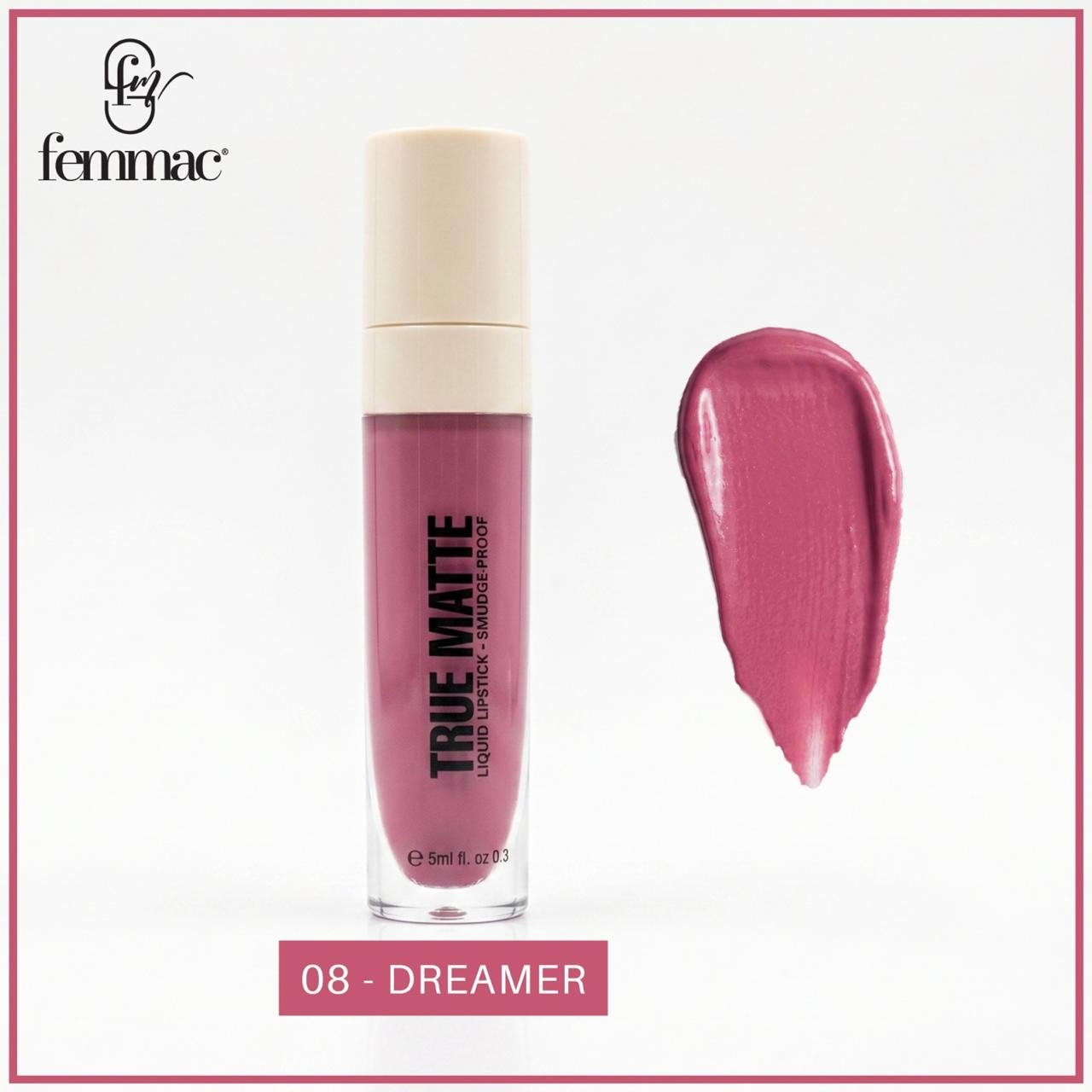 Femmac True Matte Liquid Lipstick - 08 Dreamer